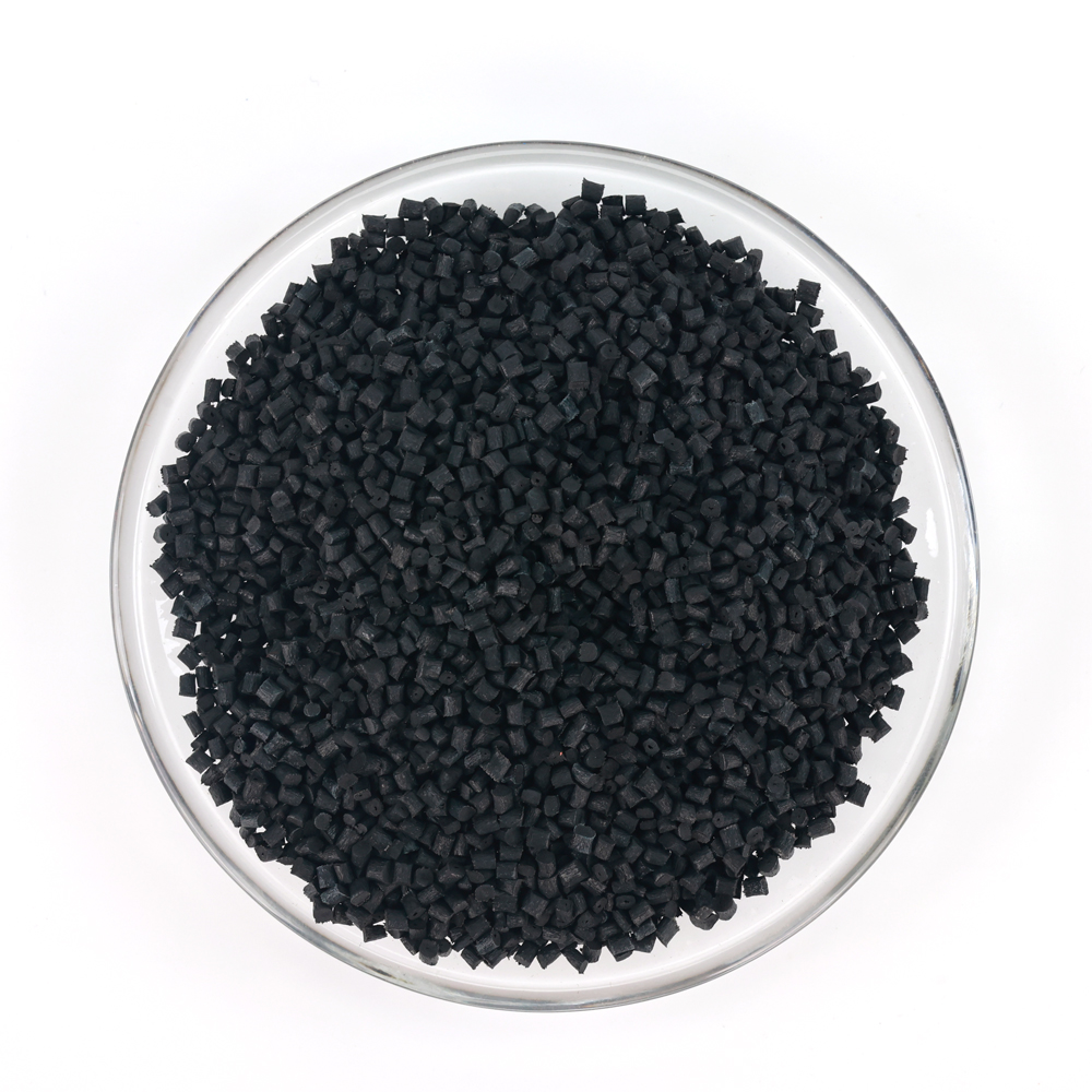 PA6 CF10 Nylon 6 mit 10% Kohlenstofffasern | Nylon Kunststoff PA6 CF kohlenstofffaserverstärktes Nylon - Muster eines technischen Kunststoffs