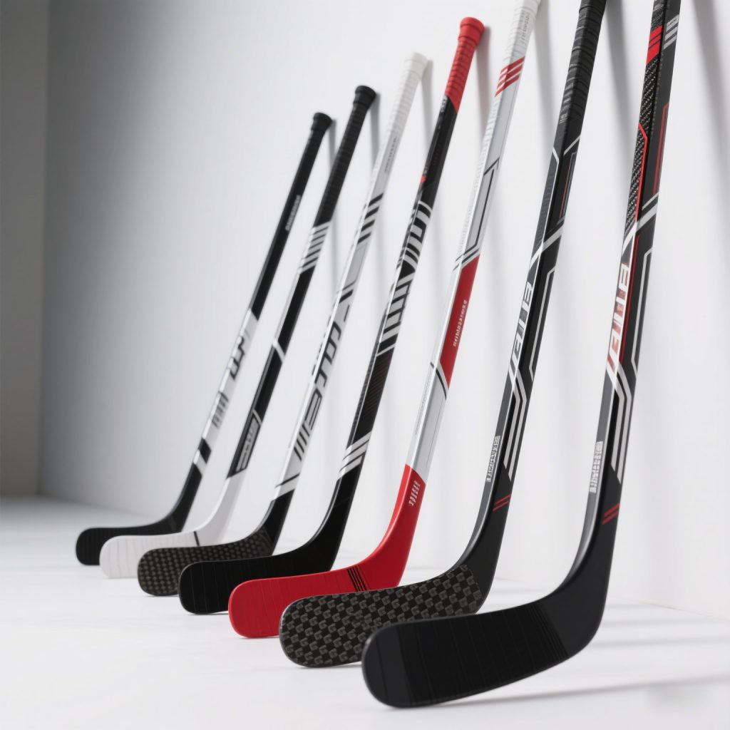 China Fabrik benutzerdefinierte Kohlenstoff FIber Composite Eishockeyschläger