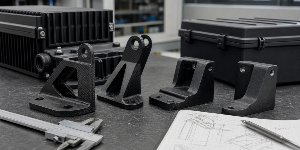 Vergleich zwischen PA6-CF und ASA-CF für Funktionsteile im Außenbereich und technische Bewertung