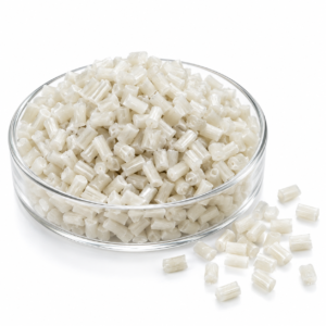 PA66 GF10 pellet product image on a white background